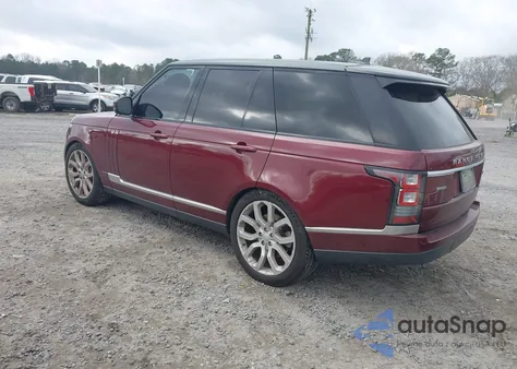 2016 Land Rover Range Rover 5.0L V8 Supercharged z USA, uszkodzony, nr VIN SALGS2EF9GA289832